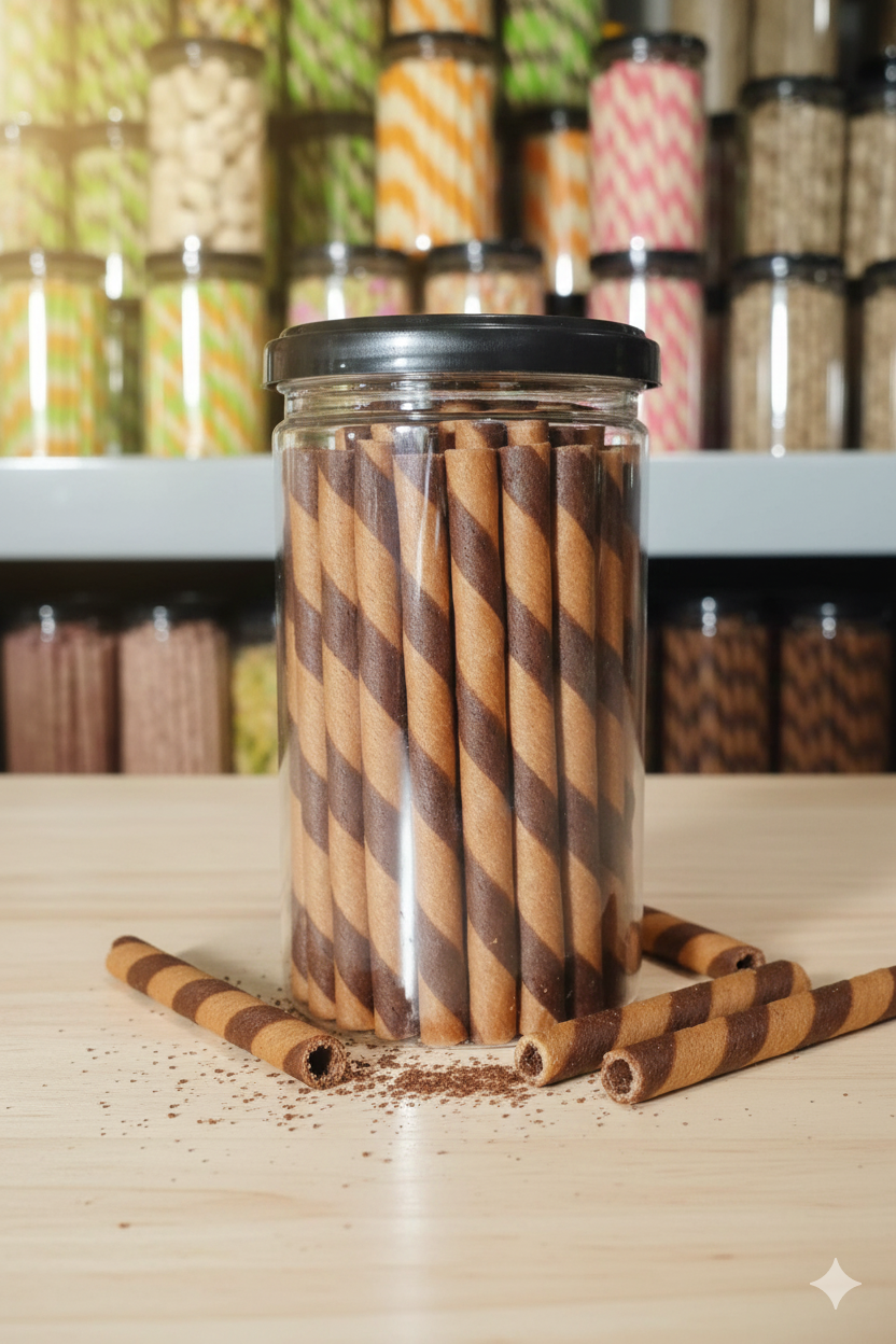 เวเฟอร์โรลสอดไส้รสกาแฟ (เวเฟอร์ โคฟี่)