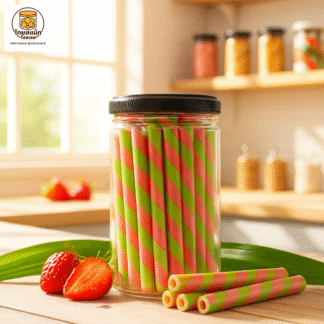 เวเฟอร์ สตรอ+ใบเตย